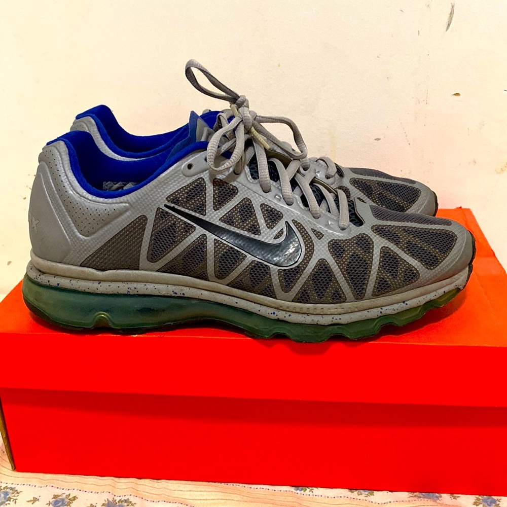 Nike Air Max+ 2011 grey and blue men’s size 10 (2)